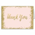 Card that says thank you on it with envelope, spiritual healing testimonial.