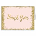 Card that says thank you on it with envelope, spiritual healing testimonial.