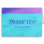 Card that says thank you on it with envelope, spiritual healing testimonial.